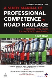 Cover Study Manual of Professional Competence in Road Haulage