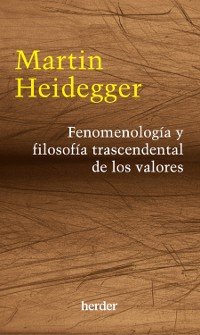 Cover Fenomenología y filosofía trascendental de los valores