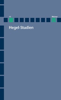 Cover Hegel-Studien Band 43