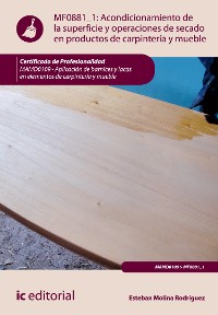 Cover Acondicionamiento de la superficie y operaciones de secado en productos de carpintería y mueble. MAMD0109
