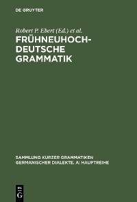 Cover Frühneuhochdeutsche Grammatik