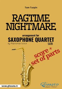 Cover Ragtime Nightmare - Saxophone Quartet score & parts