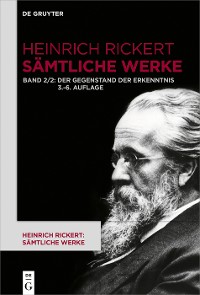 Cover Der Gegenstand der Erkenntnis