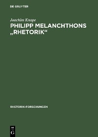 Cover Philipp Melanchthons "Rhetorik"