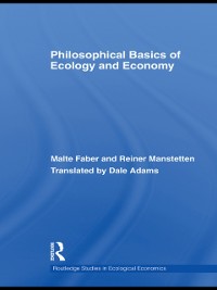Cover Philosophical Basics of Ecology and Economy