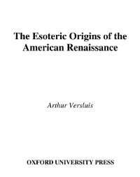 Cover Esoteric Origins of the American Renaissance