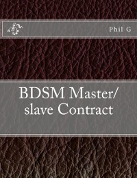 Cover BDSM Master/slave Contract