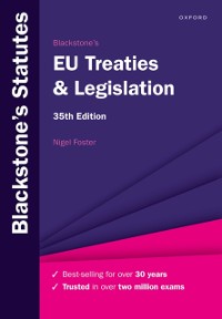 Cover Blackstone's EU Treaties & Legislation