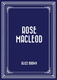 Cover Rose MacLeod