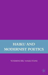 Cover Haiku and Modernist Poetics