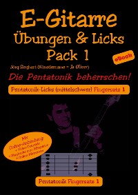 Cover E-Gitarre Übungen und Licks Pack 1 - Die Pentatonik beherrschen