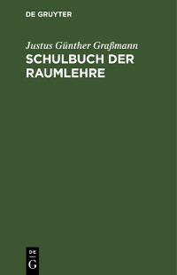 Cover Schulbuch der Raumlehre