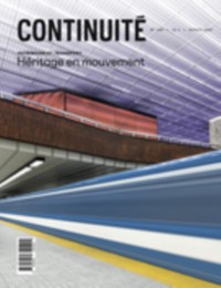 Cover Continuite. No. 180, Printemps 2024 : Patrimoine et transport. Heritage en mouvement