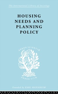 Cover Housing Needs and Planning Policy