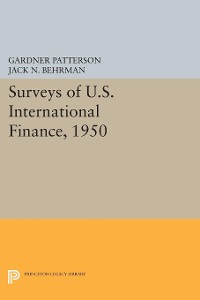 Cover Surveys of U.S. International Finance, 1950