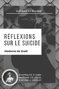 Cover Réflexions sur le suicide