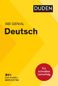Cover Abi genial Deutsch: Das Schnell-Merk-System