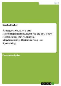 Cover Strategische Analyse und Handlungsempfehlungen für die TSG 1899 Hoffenheim. SWOT-Analyse, Merchandising, Digitalisierung und Sponsoring