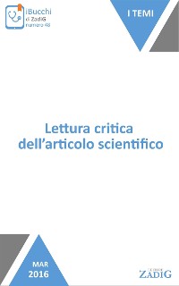 Cover Lettura critica dell'articolo scientifico