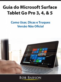 Cover Guia do Microsoft Surface Tablet Go Pro 3, 4, & 5