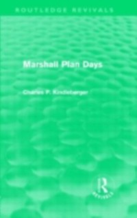 Cover Marshall Plan Days (Routledge Revivals)