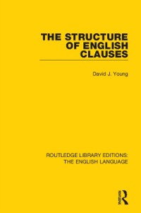 Cover The Structure of English Clauses