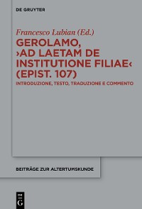 Cover Gerolamo, ›Ad Laetam de institutione filiae‹ (epist. 107)