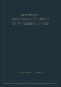 Cover Ergebnisse der Inneren Medizin und Kinderheilkunde