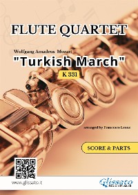 Cover Flute Quartet "Turkish March" K 331 score & parts