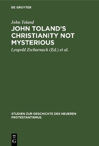 Cover John Toland’s Christianity not mysterious