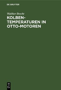 Cover Kolbentemperaturen in Otto-Motoren