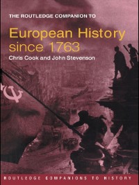 Cover Routledge Companion to Modern European History since 1763