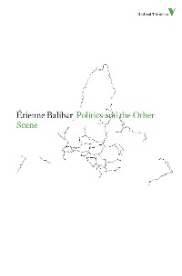 Cover Politics and the Other Scene