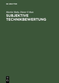 Cover Subjektive Technikbewertung