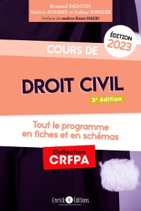 Cover Cours de droit civil 2023