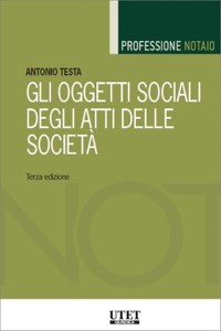 Cover Gli oggetti sociali degli atti delle società