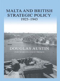 Cover Malta and British Strategic Policy, 1925-43