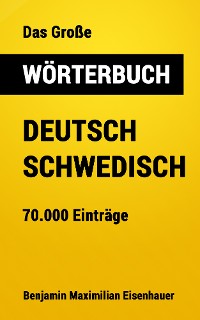 Cover Das Große Wörterbuch  Deutsch - Schwedisch