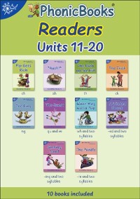 Cover Phonic Books Dandelion Readers Set 1 Units 11-20 (Two-letter spellings sh, ch, th, ng, qu, wh, -ed, -ing, le)