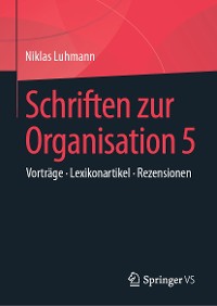 Cover Schriften zur Organisation 5