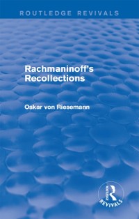 Cover Rachmaninoff's Recollections