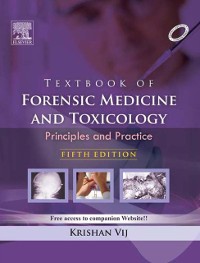 Cover Textbook of Forensic Medicine & Toxicology: Principles & Practice - e-book