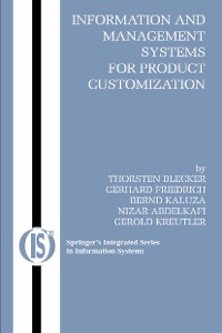 Cover Information and Management Systems for Product Customization