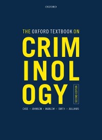 Cover Oxford Textbook on Criminology