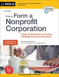 Cover How to Form a Nonprofit Corporation (National Edition)