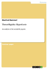 Cover Threat-Rigidity Hypothesis