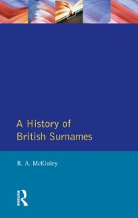 Cover A History of British Surnames