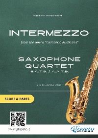 Cover Saxophone Quartet sheet music: Intermezzo (score & parts)