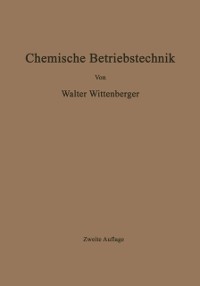 Cover Chemische Betriebstechnik