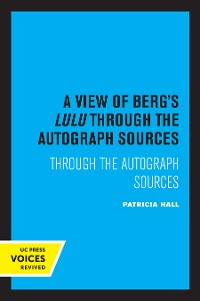 Cover A View of Berg's Lulu